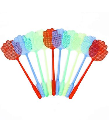 ValueHall Fly Swatter 10 Pack Fly Swatters Multi-Colors Manual Plastic Fly Swatter Set V7022