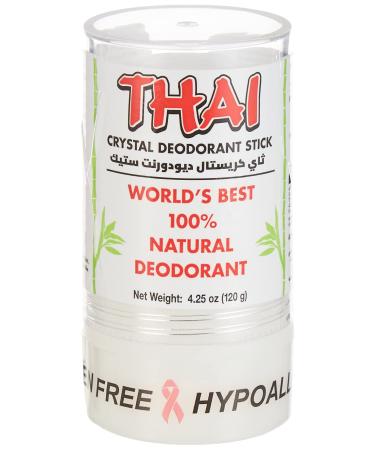 THAI Natural Crystal Deodorant Stick (4.25 Ounces) 4.25 Ounce (Pack of 1)