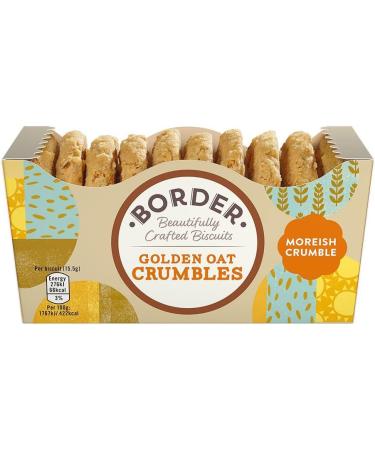 Border Biscuits Golden Oat Crumbles 6 x 150g - Delicious Crunchy Cookies by MYPURECORE - Buy Online on GoSupps.com