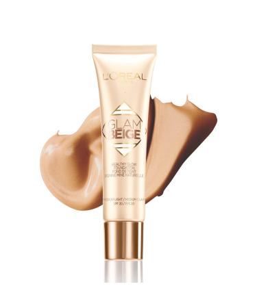 L'OREAL Glam Beige Foundation - Natural Mineral SPF 20 - 30ml - Medium Clair | International Shipping Available - Buy Online on GoSupps.com