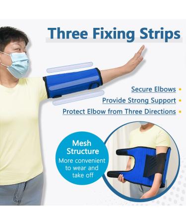Elbow Splint for Cubital Tunnel Syndrome - Night Brace for Arthritis Pain Relief - Ulnar Nerve Support for Men and Women - Stabilizer Immobilizer Splint (L) - Buy Online on GoSupps.com
