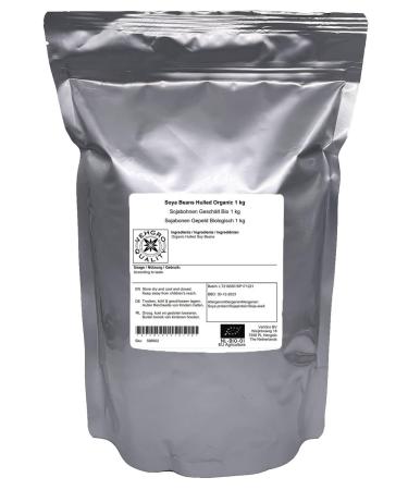 Holyflavours | Peeled Soya Beans | Organic Certified | 1 Kg | Natural Superfood