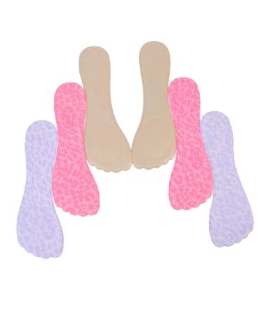 3 Pairs lace Cotton Sandal Insoles Insole Shoes Adhesive Shoe Insoles high Heels for Women Closed Toe high Heels Sandal pad Women's Shoes Supplies