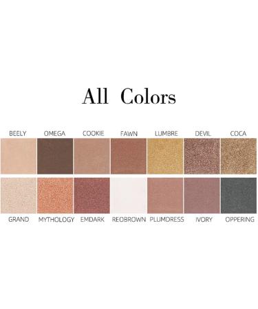 14 Colors Tiger Eyeshadow Palette Matte Shimmer Waterproof Smudge-Proof Long Lasting Pigmented Makeup (A2) - Buy Online on GoSupps.com