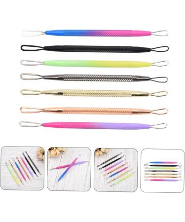 Mikinona Cleaning Tools 7pcs Double-headed Extrusion Ring Pore Cleaner Removal Pore Remover Pimple Tools Set Stainless Steel - Buy Online on GoSupps.com