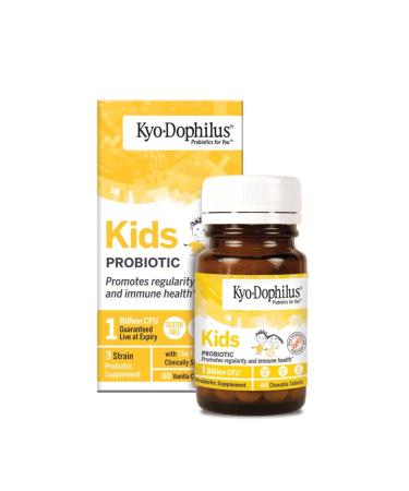 Kyolic Kids Probiotic Vanilla 60 Chewable Tablets