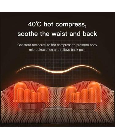 Rfkij Massaggiatore Elettrico Shiatsu - Massaggio a 2 Livelli Caldo 40 C Impastamento per Schiena e Parte Bassa - Buy Online on GoSupps.com