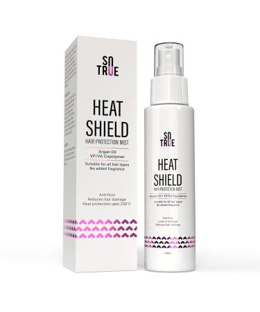 Heat Shield Hair Protection Spray For Hair | Anti-Frizz Reduces Hair Damage | For All Hair Types Fragrance Free Mist Spray | 100ml