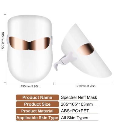 Yofuly LED Face Mask - 3 Color USB Photon Therapy for Acne Anti-Aging & Skin Rejuvenation | Best Skin Treatment for Oily Skin - Buy Online on GoSupps.com