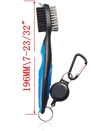 Xintan Tiger Golf Club Brush Cleaner Set - Pack of 2 with Retractable Zip-line and Aluminum Carabiner - Buy Online on GoSupps.com