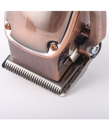 Pro Hair Clipper All-Metal Professional Head Electric Clippers Men's Beard Hairstyle Battery Level Display Trimmer Charger with Base(Color:Copper) - Buy Online on GoSupps.com