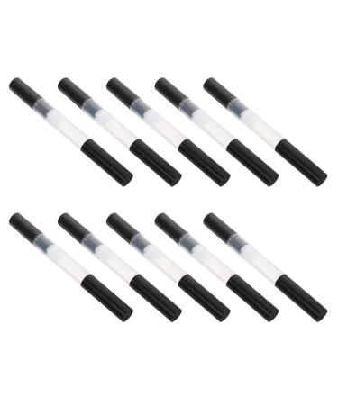 Fomiyes make-up accessories 10st rotating pen for nail polish oil pencil for nails refillable pen lip balm bottle transparent pens perfume Palatche pen perfidious dube plastic pp writing brush as shown 1 piece (1 Pack)