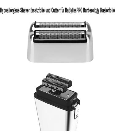 Kaynway Professional Shaver Replacement Film & Cutter for Babyliss Pro Metall FX - 2 Foils 2 Blades 1 Cutter (Silver) - International Shipping Available - Buy Online on GoSupps.com