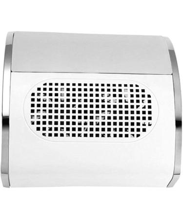 80W Nail Dust Collector Low Noise Nail Equipment with 2 Fans Strong Suction Nail Dust Collector for Beauty Salon and Household White - Buy Online on GoSupps.com