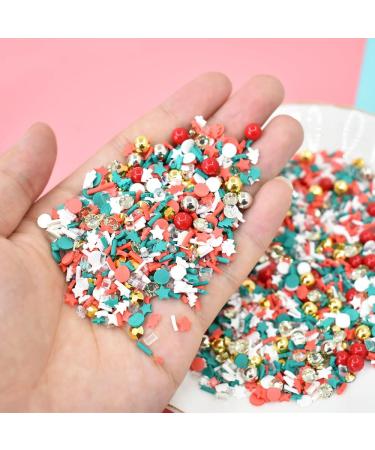 RT 50g/Lot Mixed Christmas Slice Pearl Rhinestone Polymer Hot Clay Sprinkles for DIY Craft Slime Filling Accessories Nails Art Y420 (Color : Christmas) - Buy Online on GoSupps.com