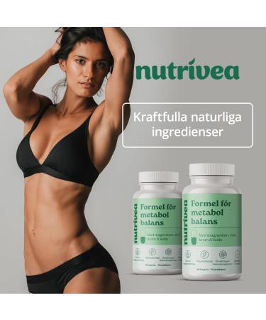  Nutrivea Advanced Weight Management Dietary Supplement | 60 Vegan Capsules | With CLA Green Tea Choline Zinc Turmeric & More | 60-Day Supply - Buy Online on GoSupps.com