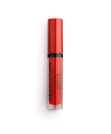 Makeup Revolution Ruby 134 Sheer Lip | Buy Revolution Lipstick Online - International Shipping Available - Buy Online on GoSupps.com