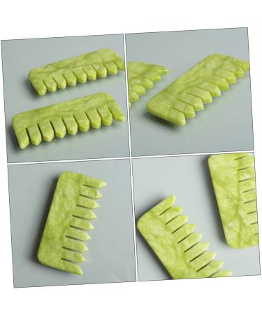 Magiclulu Portable Massage Combs - Scalp Massage Tools & Jade Gua Sha Comb Duo for Relaxation & Wellness - Buy Online on GoSupps.com