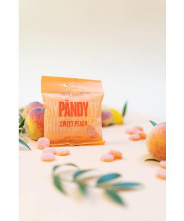 PANDY Candy SWEET PEACH - Gummy Candies Bag Only 1g Sugar & 80 Calories 1x50g Sweet Peach 1x50g - Buy Online on GoSupps.com