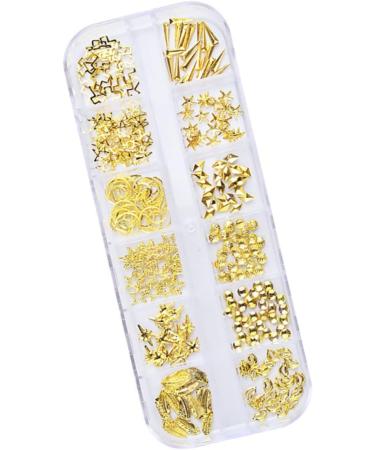 Healeved 3 Boxes Nail Decor Metal Flower Barrettes for Women Baby Silicone Shower Brush Rose Gold Spider Vein Nail Art Decoration Nail Gel Nail+polish Nail Art Ornaments Accessories Tool - Buy Online on GoSupps.com