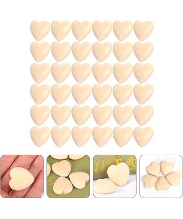 Toyvian 50 Pieces Peach Heart Spacer Circle Pearls - Unfinished Valentine Garland for Jewelry & Mini Decorations - 2x2cm Wooden Child Craft Supplies - Buy Online on GoSupps.com