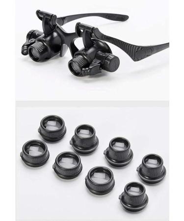 Professional Head-Mounted Light Mobile Phone Clock Repair Identification high Magnification Glasses Full of Stars - Buy Online on GoSupps.com