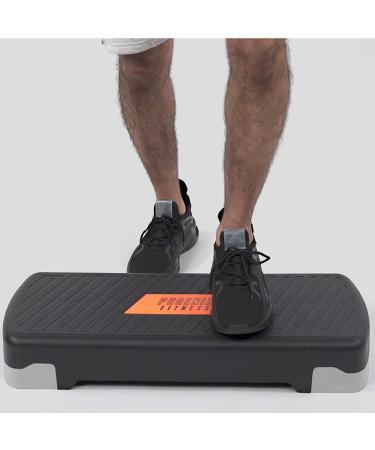 Phoenix Fitness Aerobic Step Platform - Adjustable Stepper for Exercise | Cardio, Core, Strength Training - Non-Slip Risers for Home Gym Workout | 4 & 6 Inch Height - Buy Online on GoSupps.com