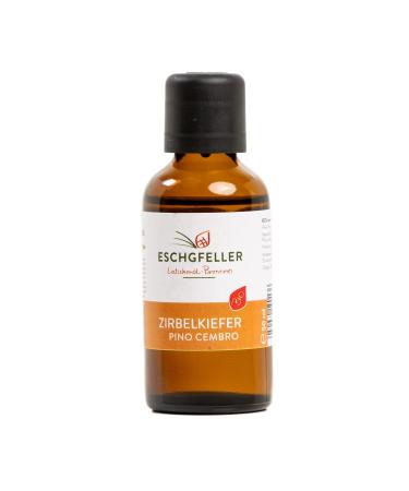 Eschgfeller essential stone pine oil in organic quality 100% natural clean 50 ml - pinus harpsichord biologically controlled and certified - quality product made of South Tyrol Zirbel jaw 50 ml (1 Pack)