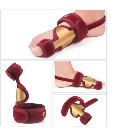 Jycch Pedic Corrector - Gold Steel Toe Aligner for Hallux Valgus & Overlapping Toes - Ergonomic Design for Right & Left Foot - Buy Online on GoSupps.com