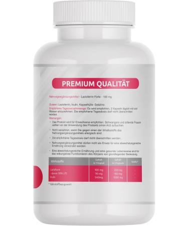 Lactoferrin 100 mg - 60 Capsules | Boost Iron Absorption & Immune Function | Premium Dietary Supplement for Adults - International Shipping Available - Buy Online on GoSupps.com