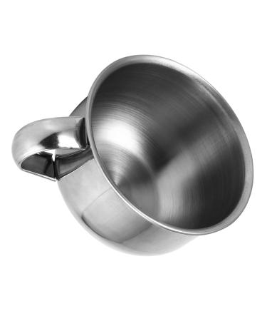 Premium Stainless Steel Razor Shell Shaving Cup Bowl for Men - 13x9x5 | Ideal for Cleaning Foam Tools - Buy Online on GoSupps.com