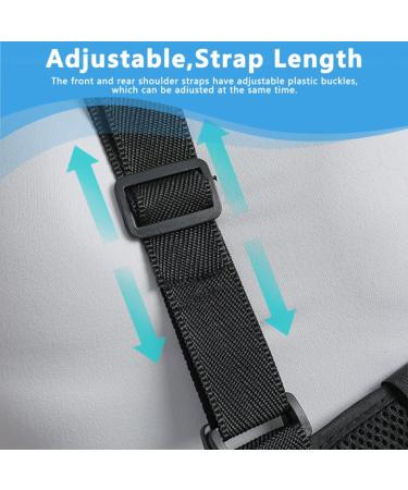 Mesh Arm Sling Shoulder Immobilizer Arm Sling for Shoulder Injury Adjustable Breathable Medical Shoulder Sling Arm Immobilizer Left and Right Arm for Men and Women - Buy Online on GoSupps.com