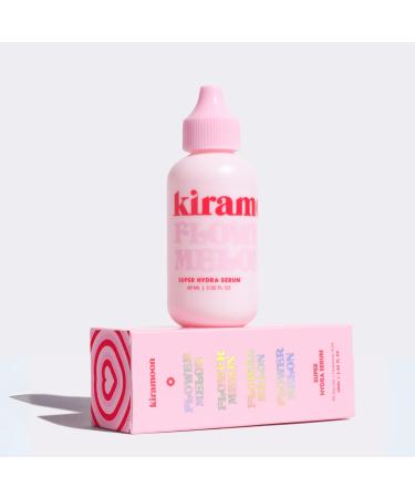Kiramoon Flowermelon Hydrating Serum & Lightweight Daily Moisturizer to Reduce Dryness Aloe + Chamomile + Niacinamide All Skin Types including Sensitive Skin Fragrance Free Cruelty Free 2 fl oz