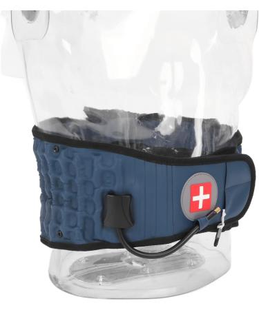 Buy Lumbar Decompression Belt (Blue) - Best Back Support for Pain Relief | International Shipping Available - Buy Online on GoSupps.com