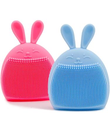 Rabbit Shape Silicone Face Cleansing Brush Face Washing Product Pore Cleaner Exfoliator Face Scrub Brush Skin Care (Color : 2) - Buy Online on GoSupps.com