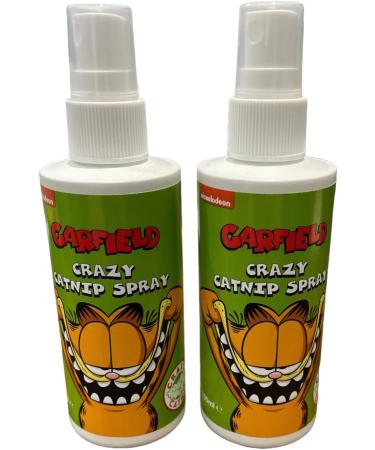 HOMELOX Garfield Crazy Catnip Spray 2 X 100ml Natural Catnip Oil Treat Dye & Alcohol Free - 2 X 100ml - Buy Online on GoSupps.com