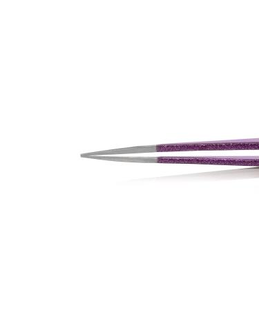 Professional Ingrown Hair Tweezers Set with Purple Case and Ebook - Surgical Quality - Buy Online on GoSupps.com
