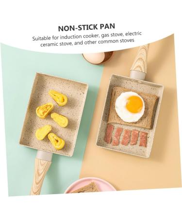 MAGICLULU 2 Pcs Breakfast Pan Nonstick Egg Pan Nonstick Fry Pan Grill Cookware Non Stick Frying Pans Iron Omelette Pan Home Cooking Pan Non Stick Skillet Household Tamagoyaki Aluminum Alloy 36x13x3cmx2pcs Assorted Colorx2pcs - Buy Online on GoSupps.com