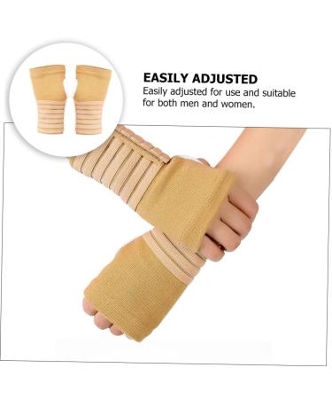 FRCOLOR Compression Bracers | Adjustable Hand Stabilizer Sleeves for Carpal Support & Fitness 1 Pair - Buy Online on GoSupps.com