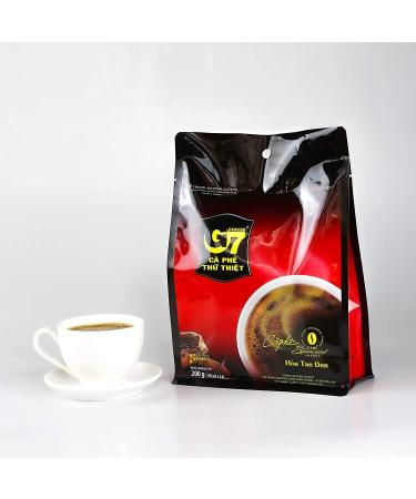 NEWTOKI G7 PURE BLACK Instant Vietnamese Coffee 7.05oz(200g) - 100% Soluble Coffee Without Sugar - Strong Pure & Rich - Original Taste for Coffee Connoiseurs (100 Sachets/Bag) - Buy Online on GoSupps.com