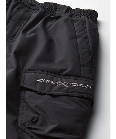 ZeroXposur Boys Snow Pants | Heavyweight Insulated Kids Ski Pants | Size MED-10/12 | Color: Black - Buy Online on GoSupps.com
