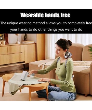 CCNGDS Shiatsu Electric Shoulder Massager - Back & Neck Relief with 4 Heat Settings 4 Modes 3 Intensity Levels & Metal Massage Head - Shop Internationally! - Buy Online on GoSupps.com