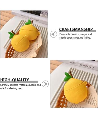 UKCOCO 1Pc Lemon Headphone Case Wireless Earphone Case Earphone Sleeve Headset case Earphone Shell Cute Skin Case Earbud Case Cover Clear Case Earphone Cover Silica Gel Simple Pro2 Yellow 9x6x4cm - Buy Online on GoSupps.com