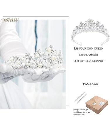 Uranian Silver Crowns and Tiaras - Bridal Wedding Accessories for Women and Girls - Buy Online on GoSupps.com