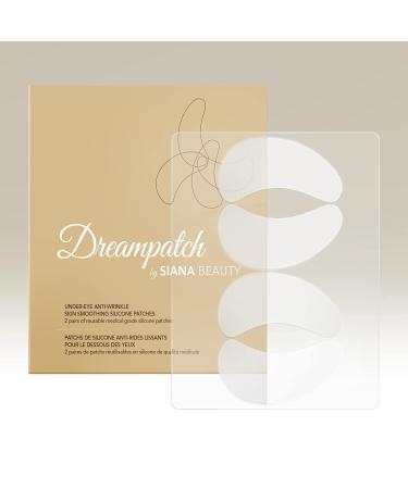 Anti-Wrinkle Skin Smoothing Reusable Silicone Patches by SIANA BEAUTY | Dreampatch Under-Eye Patches 2 pairs 1-month supply