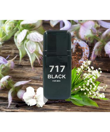 POUR HOMME 717 BLACK FOR MEN EAU DE PARFUM 3.4 FL OZ. Amber Woody fragrance for Men. - Buy Online on GoSupps.com