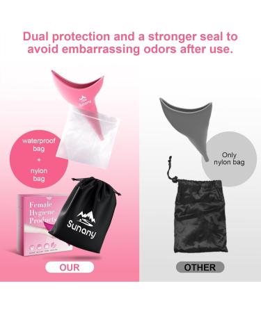 Urinella for Women - Reusable Portable Urinal for Safe Standing & Crouching | Ideal for Camping Hiking & Outdoor Activities - Buy Online on GoSupps.com