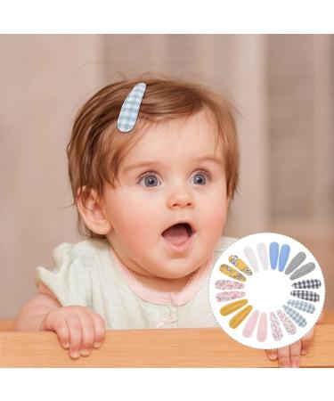 Lurrose Toddler Hair Clips Bangs Hair Clip 10 Pairs Small Hair Clips Snap Clips Flower Cotton Hair No Slip Fabric Hair Barrettes for Toddler Girls Women Toddler Hair Clips Bangs Hair Clip - Buy Online on GoSupps.com