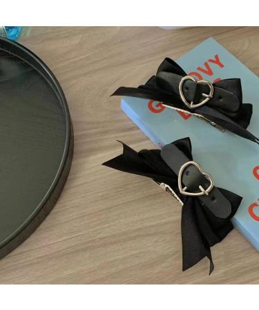 hgnxa Bows Hair Clip w tie Punk Hair ws Barrettes ws hairpin wknot Side Clip Hair Clip pu Buckle Top Clip - Buy Online on GoSupps.com