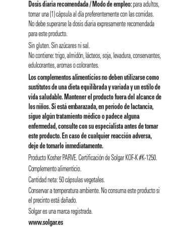 Solgar Taurine 500 mg Vegetable Capsules - Pack of 50 - Free from Sugar Salt and Starch - Essential Amino Acid - Vegan and Gluten Free Gold - Buy Online on GoSupps.com